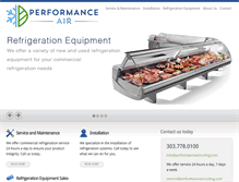 Tablet Screenshot of performanceaircooling.com